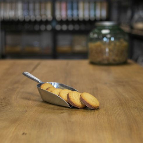 Biscuits nappés au chocolat au lait chez Annagram, épicerie vrac située au Mans