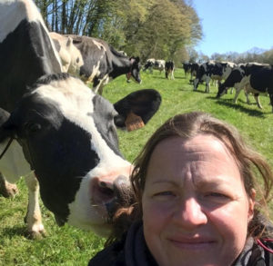 Estelle, ferme de la Grande Mousse, productrice pour Annagram, épicerie vrac et bio située au Mans