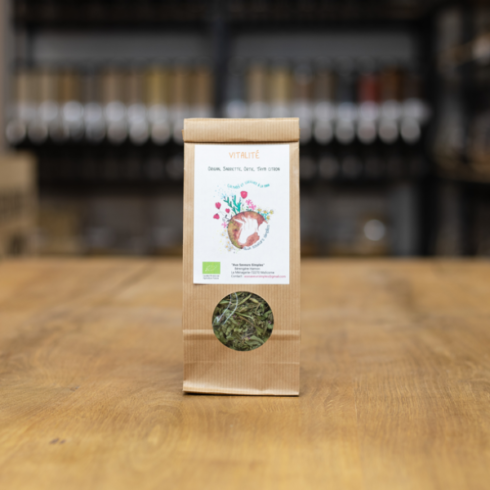 Tisane vitalite chez Annagram épicerie vrac, magasin bio situé au Mans