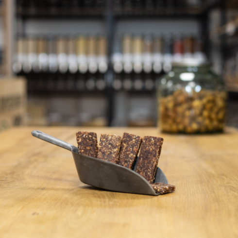 Barres céréale banane chocolat chez Annagram épicerie vrac, magasin bio situé au Mans