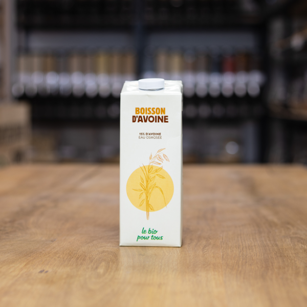 Boisson d'avoine chez Annagram épicerie vrac, magasin bio situé au Mans