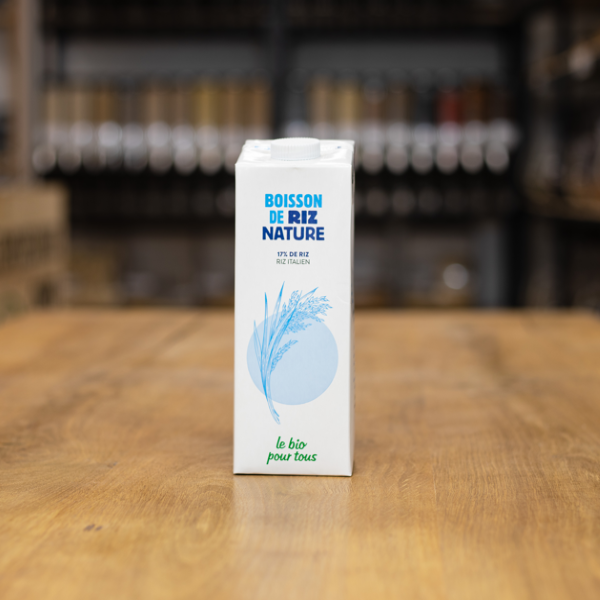 Boisson riz nature chez Annagram épicerie vrac, magasin bio situé au Mans