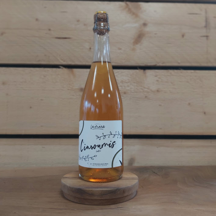 Cidre de linsoumis 75cl chez Annagram épicerie vrac, magasin bio situé au Mans