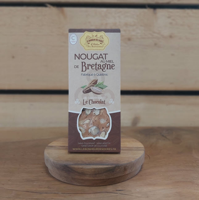 Nougat chocolat chez Annagram épicerie vrac, magasin bio situé au Mans