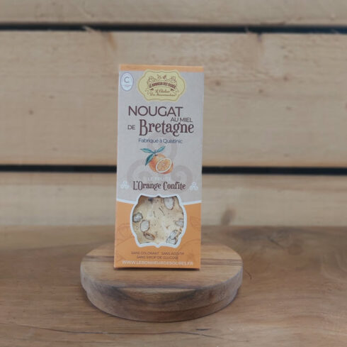 Nougat orange confite chez Annagram épicerie vrac, magasin bio situé au Mans