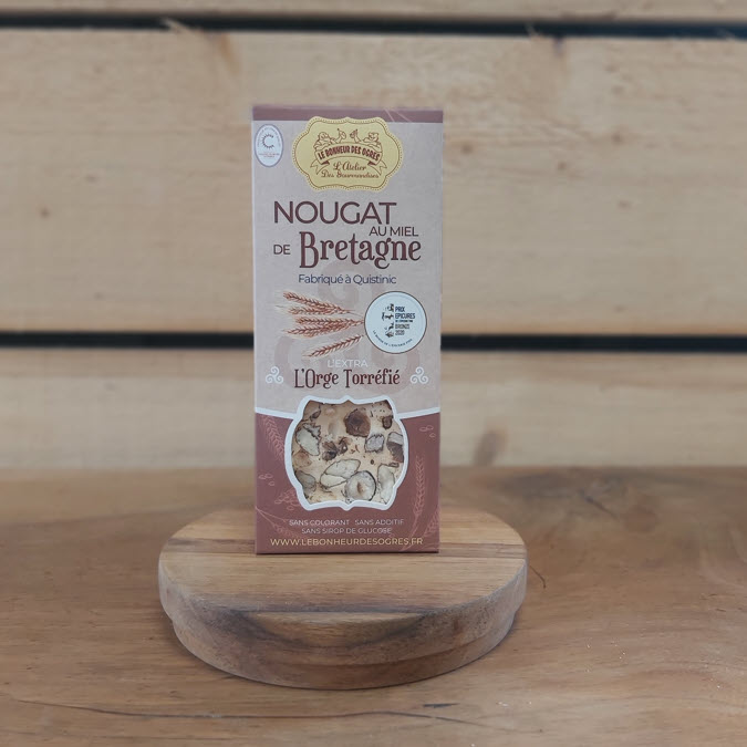 Nougat orge torréfié chez Annagram épicerie vrac, magasin bio situé au Mans